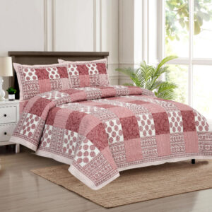 Cotton Printed Aachal Double Bedsheet with Pillow Cover