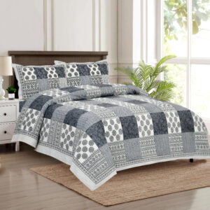 Cotton Printed Aachal Double Bedsheet with Pillow Cover