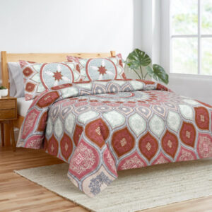 Cotton Printed Kaleen Theam Double Bedsheet with 2 Pillow Covers