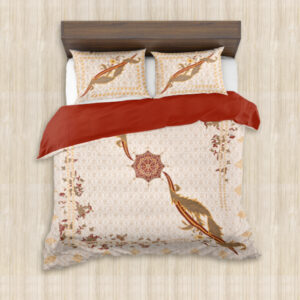 Cotton Printed Double Bedsheet with Pillow Covers