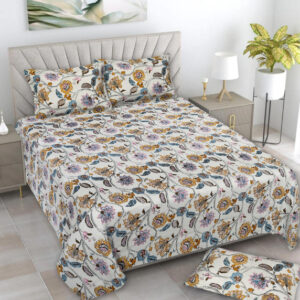 Cotton Printed Rangila Theme Double Bedsheet With Pillow Cover