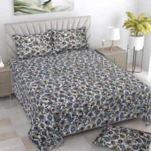 Cotton Printed Rangila Theme Double Bedsheet With Pillow Cover