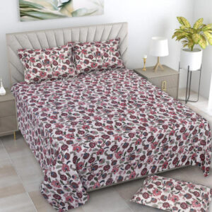 Cotton Printed Rangila Theme Double Bedsheet With Pillow Cover