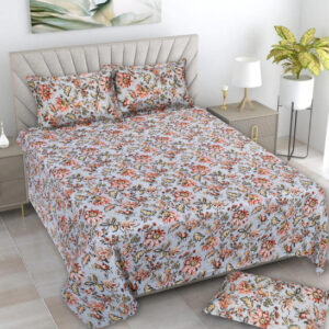 Cotton Printed Rangila Theme Double Bedsheet With Pillow Cover