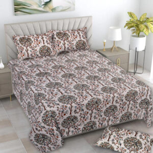 Cotton Printed Rangila Theme Double Bedsheet With Pillow Cover