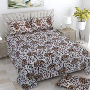 Cotton Printed Rangila Theme Double Bedsheet With Pillow Cover