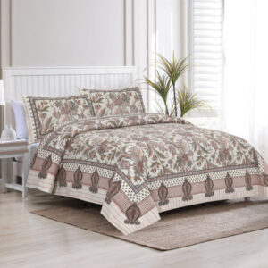 Cotton Printed Satrangi Theme Double Bedsheet with Pillow Cover