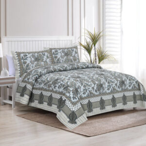 Cotton Printed Satrangi Theme Double Bedsheet with Pillow Cover