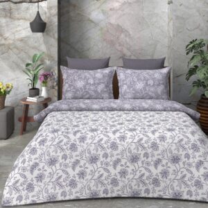 SAMPT - Summer Cool Cotton Printed Bedsheet With Dohar and Pillow Cover Set