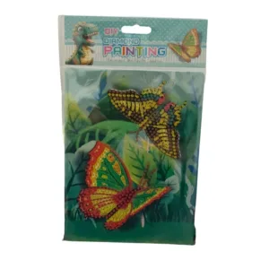 Pack Of_2 Diamond Painting Kit - Butterfly |   Cardboard  |   Stationery | 2+ Years