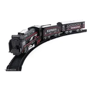 Generic Plastic Amazing Musical Classic Toy Train 13Pcs Toy Set (Multicolor)