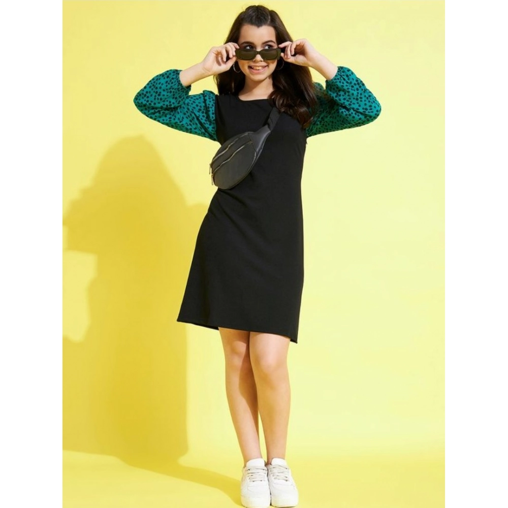 PID-66043-Girl-s-Long-Sleeves-Printed-Dress-Black-Green-4-1000×1000-1.webp