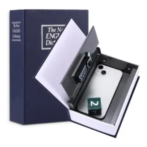 Generic Secret Book Safe with Number Locker (Blue)